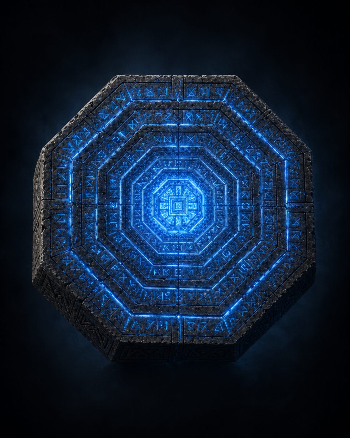 The Vel-Kel artifact from Songs of the Firstborn — the sundered memory-stone of the Drevari Firstborn